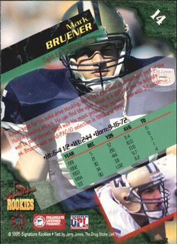 1995 Signature Rookies  - Autographs International #14 Mark Bruener Back