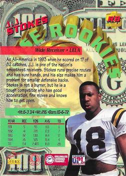 1995 Signature Rookies  - Franchise Rookies #R8 J.J. Stokes Back