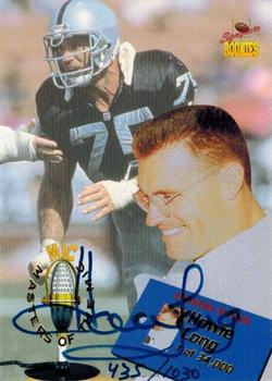 1995 Signature Rookies  - Masters of the Mic Autographs #M3 Howie Long Front