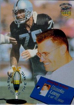1995 Signature Rookies  - Masters of the Mic International #M3 Howie Long Front