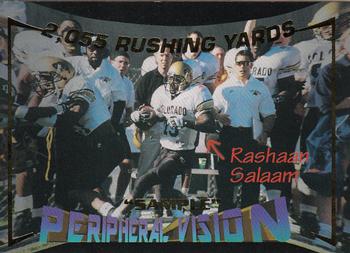 1995 Signature Rookies  - Peripheral Vision Samples #V1 Rashaan Salaam Front