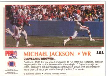 1992 Pro Set Power #101 Michael Jackson Back