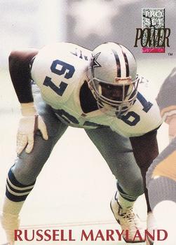 1992 Pro Set Power #67 Russell Maryland Front