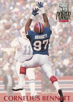 1992 Pro Set Power #97 Cornelius Bennett Front