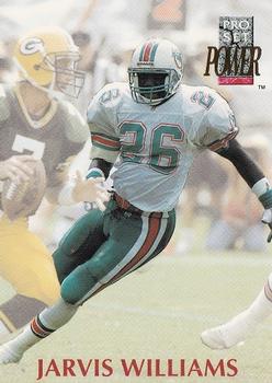 1992 Pro Set Power #126 Jarvis Williams Front
