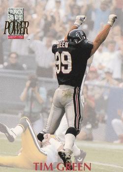 1992 Pro Set Power #199 Tim Green Front