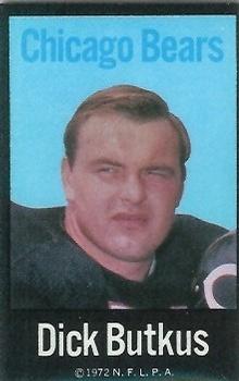1972 NFLPA Fabric Cards #NNO Dick Butkus Front