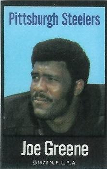 1972 NFLPA Fabric Cards #NNO Joe Greene Front
