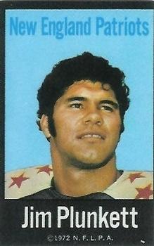 1972 NFLPA Fabric Cards #NNO Jim Plunkett Front