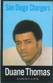 1972 NFLPA Fabric Cards #NNO Duane Thomas Front