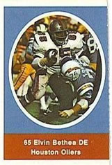 1972 Sunoco Stamps #NNO Elvin Bethea Front