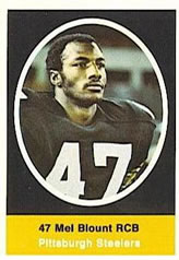1972 Sunoco Stamps #NNO Mel Blount Front