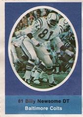 1972 Sunoco Stamps #NNO Billy Newsome Front