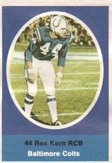 1972 SUNOCO STAMP JERRY LOGAN BALTIMORE COLTS 