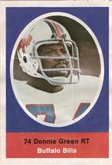1972 Sunoco Stamps #NNO Donnie Green Front