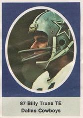 1972 Sunoco Stamps #NNO Billy Truax Front