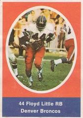 1972 Sunoco Stamps #NNO Floyd Little Front