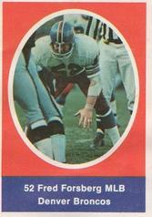 1972 Sunoco Stamps #NNO Fred Forsberg Front
