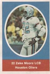 1972 Sunoco Stamps #NNO Zeke Moore Front