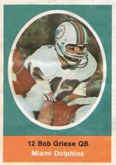 1972 Sunoco Stamps #NNO Bob Griese Front