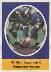 1972 Sunoco Stamps #NNO Mick Tingelhoff Front
