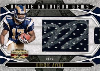 2008 Donruss Gridiron Gear #209 Donnie Avery Front