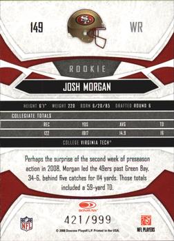 2008 Donruss Gridiron Gear #149 Josh Morgan Back