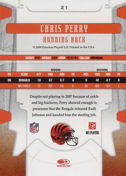 2008 Leaf Limited #21 Chris Perry Back
