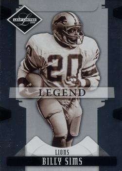 2008 Leaf Limited #107 Billy Sims Front