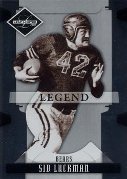 2008 Leaf Limited #180 Sid Luckman Front