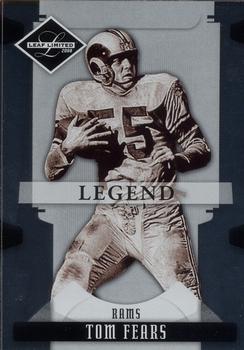 2008 Leaf Limited #187 Tom Fears Front