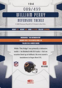 2008 Leaf Limited #194 William Perry Back