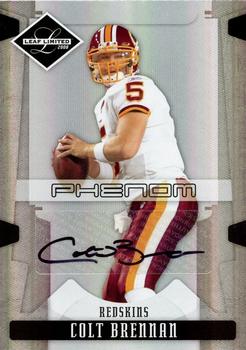 2008 Leaf Limited #218 Colt Brennan Front