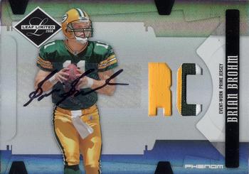 2008 Leaf Limited #302 Brian Brohm Front