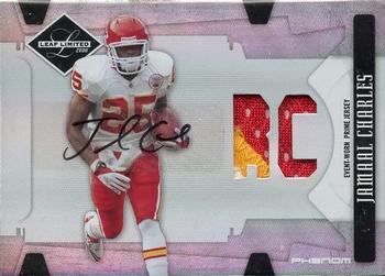 2008 Leaf Limited #318 Jamaal Charles Front