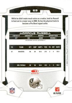 2008 Leaf Rookies & Stars #69 JaMarcus Russell Back