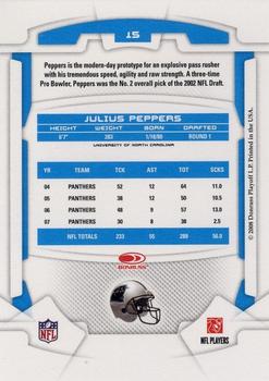 2008 Leaf Rookies & Stars #15 Julius Peppers Back