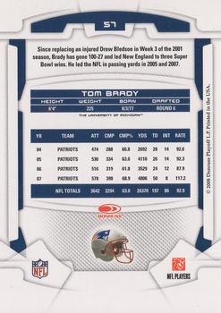 2008 Leaf Rookies & Stars #57 Tom Brady Back