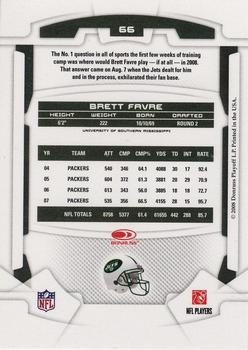 2008 Leaf Rookies & Stars #66 Brett Favre Back