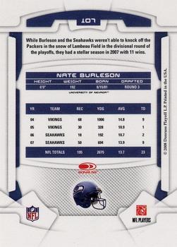 2008 Leaf Rookies & Stars #107 Nate Burleson Back