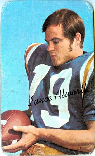 1970 Topps Super #13 Lance Alworth  Front