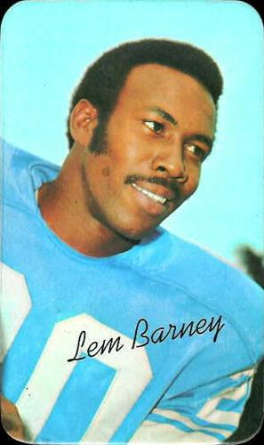1970 Topps Super #12 Lem Barney  Front