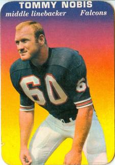 1970 Topps - Glossy #1 Tommy Nobis  Front