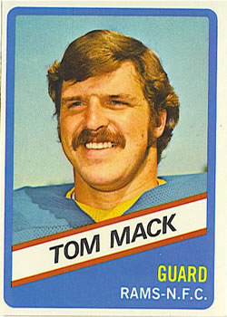 1976 Wonder Bread #10 Tom Mack  Front