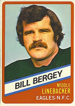 1976 Wonder Bread #17 Bill Bergey  Front