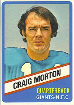 1976 Wonder Bread #1 Craig Morton  Front