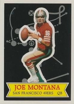 1984 Topps - 1984 NFL Football Stars Collector's Edition (Glossy Send-Ins) #13 Joe Montana  Front