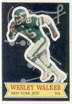 1984 Topps - 1984 NFL Football Stars Collector's Edition (Glossy Send-Ins) #16 Wesley Walker  Front