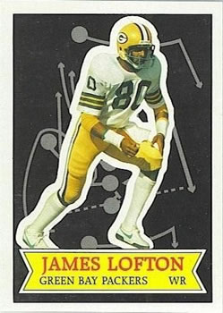 1984 Topps - 1984 NFL Football Stars Collector's Edition (Glossy Send-Ins) #18 James Lofton  Front