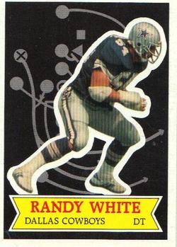 1984 Topps - 1984 NFL Football Stars Collector's Edition (Glossy Send-Ins) #23 Randy White  Front